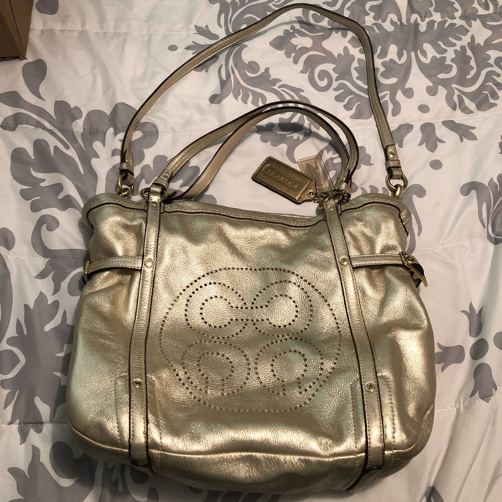 Gold Coach purse